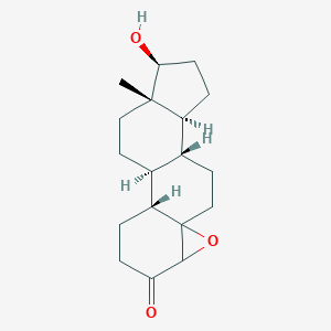 molecular formula C18H26O3 B147428 (1S,2R,11R,12S,15S,16S)-15-Hydroxy-16-methyl-7-oxapentacyclo[9.7.0.02,8.06,8.012,16]octadecan-5-one CAS No. 52153-24-9