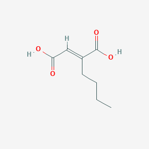 molecular formula C8H12O4 B14742807 2-Butylfumaric acid CAS No. 5469-36-3