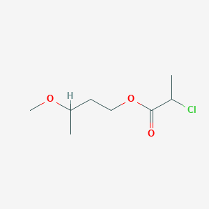 molecular formula C8H15ClO3 B14742810 3-Methoxybutyl 2-chloropropanoate CAS No. 5434-49-1