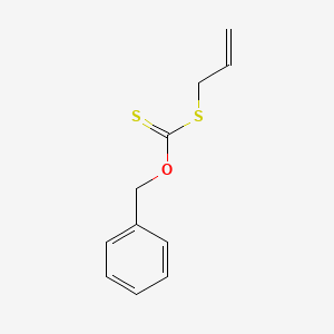 molecular formula C11H12OS2 B14742815 o-Benzyl s-prop-2-en-1-yl carbonodithioate CAS No. 6329-40-4