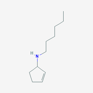 molecular formula C11H21N B14742987 N-hexylcyclopent-2-en-1-amine CAS No. 6284-16-8
