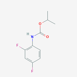 molecular formula C10H11F2NO2 B14743038 propan-2-yl N-(2,4-difluorophenyl)carbamate CAS No. 2357-78-0