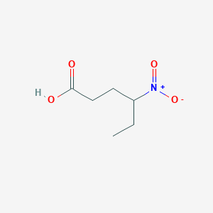 molecular formula C6H11NO4 B14743041 4-Nitrohexanoic acid CAS No. 5470-67-7