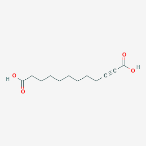 molecular formula C12H18O4 B14743048 Dodec-2-ynedioic acid CAS No. 821-37-4