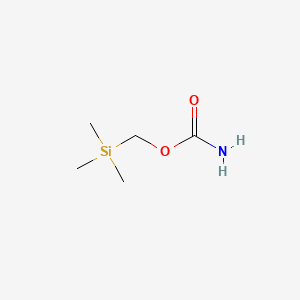 molecular formula C5H13NO2Si B14743049 Methanol, (trimethylsilyl)-, carbamate CAS No. 3124-45-6