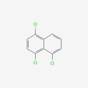 molecular formula C10H5Cl3 B14743054 1,4,5-Trichloronaphthalene CAS No. 2437-55-0