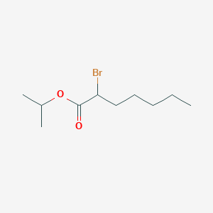 molecular formula C10H19BrO2 B14743073 Propan-2-yl 2-bromoheptanoate CAS No. 5445-28-3