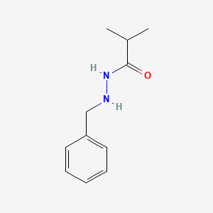 molecular formula C11H16N2O B14743099 N-Benzyl-2-methylpropanehydrazonic acid CAS No. 6232-98-0