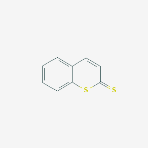molecular formula C9H6S2 B14743129 2H-1-benzothiopyran-2-thione CAS No. 2054-33-3