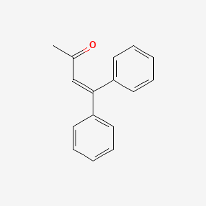 molecular formula C16H14O B14743164 4,4-Diphenyl-3-buten-2-one CAS No. 837-66-1