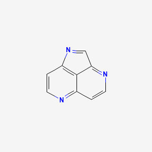 molecular formula C9H5N3 B14743243 Pyrrolo[2,3,4-DE][1,6]naphthyridine CAS No. 209-13-2