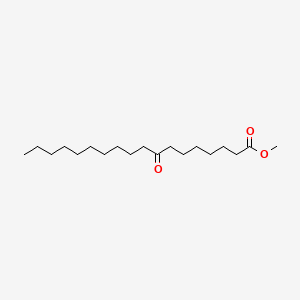molecular formula C19H36O3 B14743258 Octadecanoic acid, 8-oxo-, methyl ester CAS No. 2380-23-6