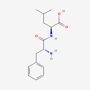 molecular formula C15H22N2O3 B14743285 D-Phenylalanyl-L-leucine CAS No. 3303-56-8
