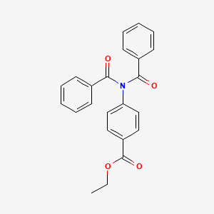 molecular formula C23H19NO4 B14743290 Ethyl 4-(dibenzoylamino)benzoate CAS No. 6317-92-6