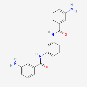molecular formula C20H18N4O2 B14743298 N,N'-(1,3-Phenylene)bis(3-aminobenzamide) CAS No. 2362-23-4