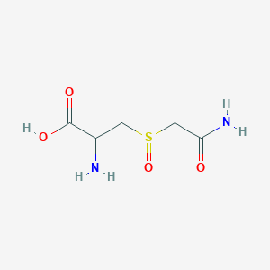 molecular formula C5H10N2O4S B14743311 3-((2-Amino-2-oxoethyl)sulfinyl)alanine CAS No. 5461-95-0