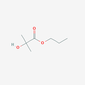 molecular formula C7H14O3 B14743332 Propyl 2-hydroxy-2-methylpropanoate CAS No. 3196-84-7