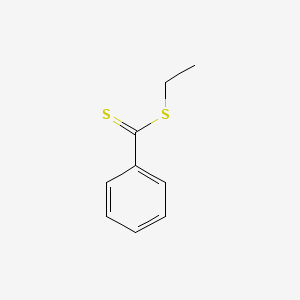 molecular formula C9H10S2 B14743352 Benzenecarbodithioic acid, ethyl ester CAS No. 936-63-0