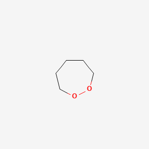 molecular formula C5H10O2 B14743426 1,2-Dioxepane CAS No. 505-63-5