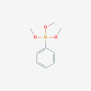 molecular formula C9H14O3Si B147435 三甲氧基苯基硅烷 CAS No. 2996-92-1