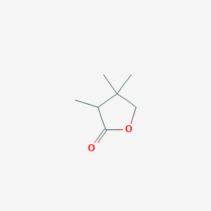 molecular formula C7H12O2 B14743668 3,4,4-Trimethyloxolan-2-one CAS No. 1679-56-7