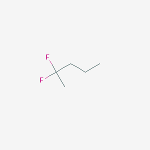 molecular formula C5H10F2 B14743704 2,2-Difluoropentane CAS No. 371-65-3