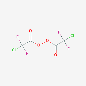 molecular formula C4Cl2F4O4 B14743754 Peroxide, bis(chlorodifluoroacetyl) CAS No. 360-42-9