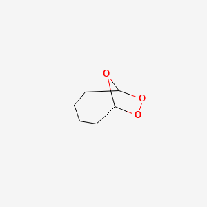 molecular formula C6H10O3 B14743790 7,8,9-Trioxabicyclo[4.2.1]nonane CAS No. 284-22-0