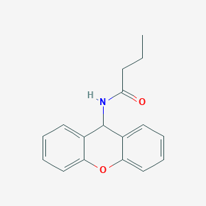 molecular formula C17H17NO2 B14743807 n-(9h-Xanthen-9-yl)butanamide CAS No. 6325-73-1