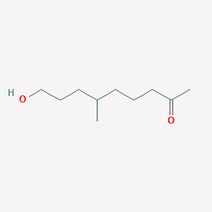 molecular formula C10H20O2 B14743829 9-Hydroxy-6-methylnonan-2-one CAS No. 999-38-2
