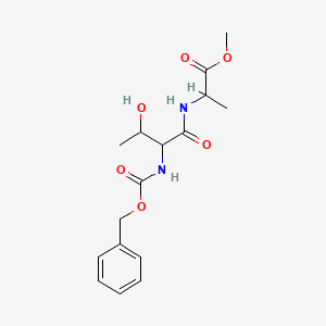 molecular formula C16H22N2O6 B14743873 Alanine, N-benzyl methyl ester, L- CAS No. 2483-53-6