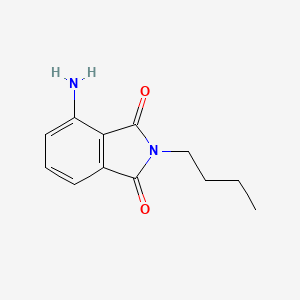 molecular formula C12H14N2O2 B14743932 4-Amino-2-butyl-1H-isoindole-1,3(2H)-dione CAS No. 6305-66-4