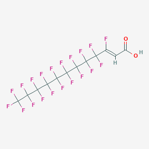 molecular formula C12H2F20O2 B1474395 2H-Perfluoro-2-dodecenoic acid CAS No. 70887-94-4