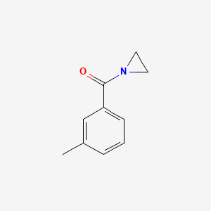 molecular formula C10H11NO B14743969 Aziridin-1-yl-(3-methylphenyl)methanone CAS No. 2453-31-8