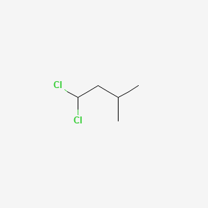 molecular formula C5H10Cl2 B14744009 Butane, 1,1-dichloro-3-methyl- CAS No. 625-66-1