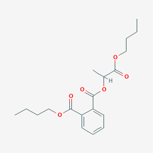 molecular formula C19H26O6 B14744201 1-Butoxy-1-oxopropan-2-yl butyl benzene-1,2-dicarboxylate CAS No. 5420-76-8