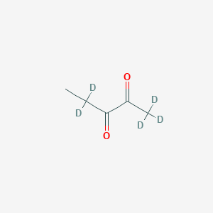 molecular formula C5H8O2 B1474421 2,3-Pentanedione-d5 
