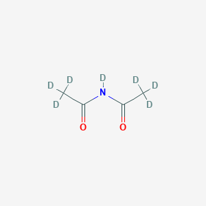 molecular formula C4H7NO2 B1474422 Diacetamide-D7 