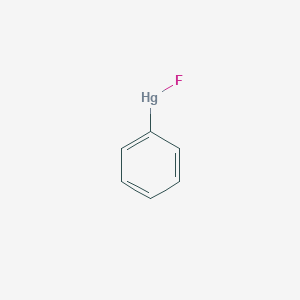 molecular formula C6H5FHg B14744226 Mercury, fluorophenyl- CAS No. 456-37-1