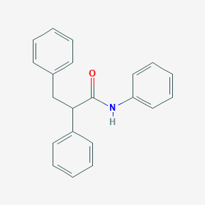 molecular formula C21H19NO B14744481 n,2,3-Triphenylpropanamide CAS No. 3210-15-9
