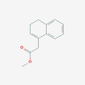molecular formula C13H14O2 B14744494 Methyl 2-(3,4-dihydronaphthalen-1-yl)acetate CAS No. 4735-55-1