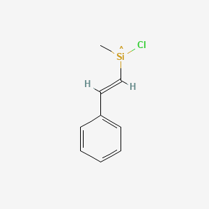 molecular formula C9H10ClSi B14744546 CID 87176305 