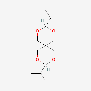 molecular formula C13H20O4 B14744579 3,9-Di(prop-1-en-2-yl)-2,4,8,10-tetraoxaspiro[5.5]undecane CAS No. 1213-20-3