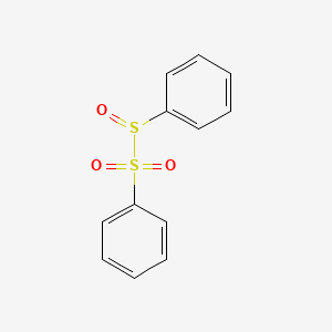 molecular formula C12H10O3S2 B14744582 Phenyl benzenesulfinyl sulfone CAS No. 784-81-6