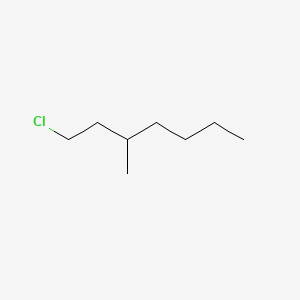 molecular formula C8H17Cl B14744605 Heptane, 1-chloro-3-methyl- CAS No. 2350-21-2