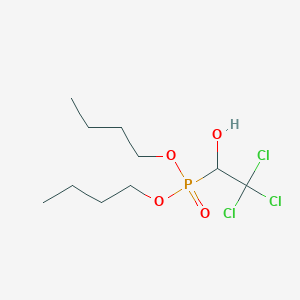 molecular formula C10H20Cl3O4P B14744666 Dibutyl (2,2,2-trichloro-1-hydroxyethyl)phosphonate CAS No. 1112-30-7