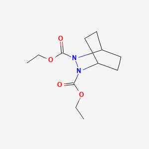 molecular formula C12H20N2O4 B14744751 Diethyl 2,3-diazabicyclo[2.2.2]octane-2,3-dicarboxylate CAS No. 3310-59-6