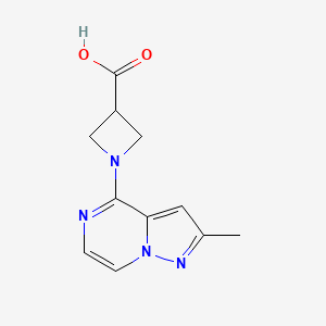 B1474476 1-(2-Methylpyrazolo[1,5-a]pyrazin-4-yl)azetidine-3-carboxylic acid CAS No. 1917529-34-0