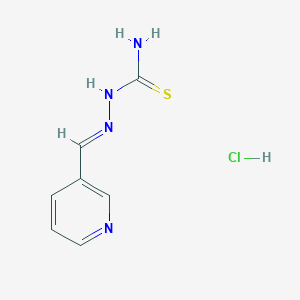 molecular formula C7H9ClN4S B14744828 Nicotinaldehyde, thiosemicarbazone, monohydrochloride CAS No. 2104-92-9