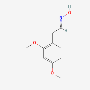 molecular formula C10H13NO3 B14744836 N-[2-(2,4-dimethoxyphenyl)ethylidene]hydroxylamine CAS No. 1891-08-3